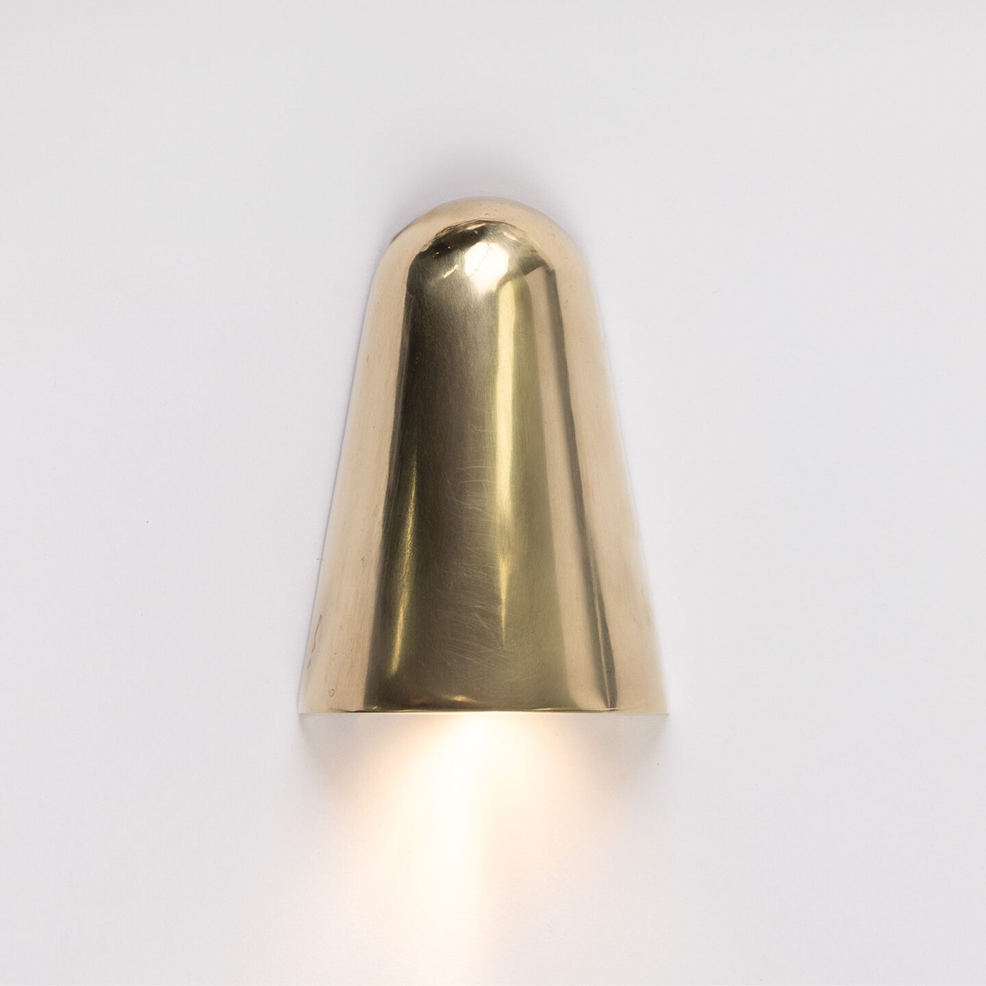 Cove Wall W1 Brass Polished